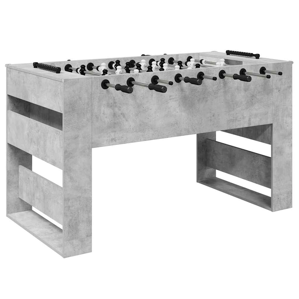 Foosballbord BetongGrå 146,5 x 74 x 85 cm Konstruerat trä