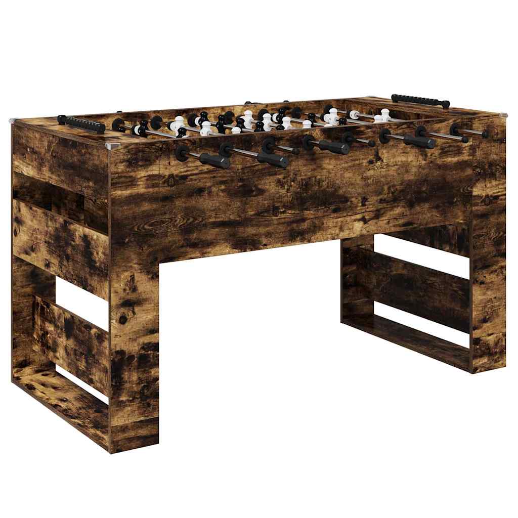 Foosballbord Rökt Ek 146,5 x 74 x 85 cm Konstruerat trä