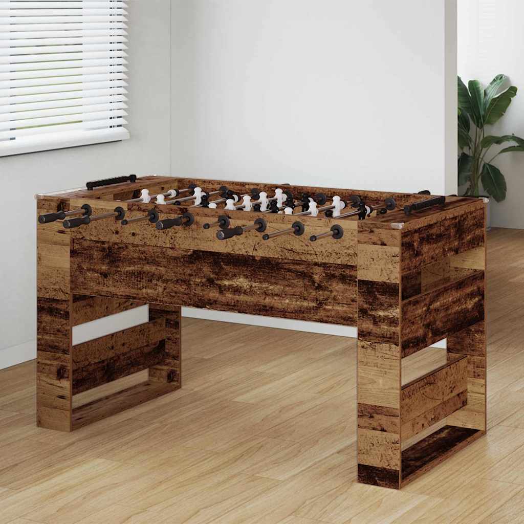 Foosballbord Gammalt trä 146,5 x 74 x 85 cm Konstruerat trä