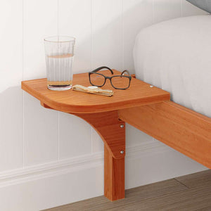 Sängram Vaxbrun 140 x 190 cm Massiv furu