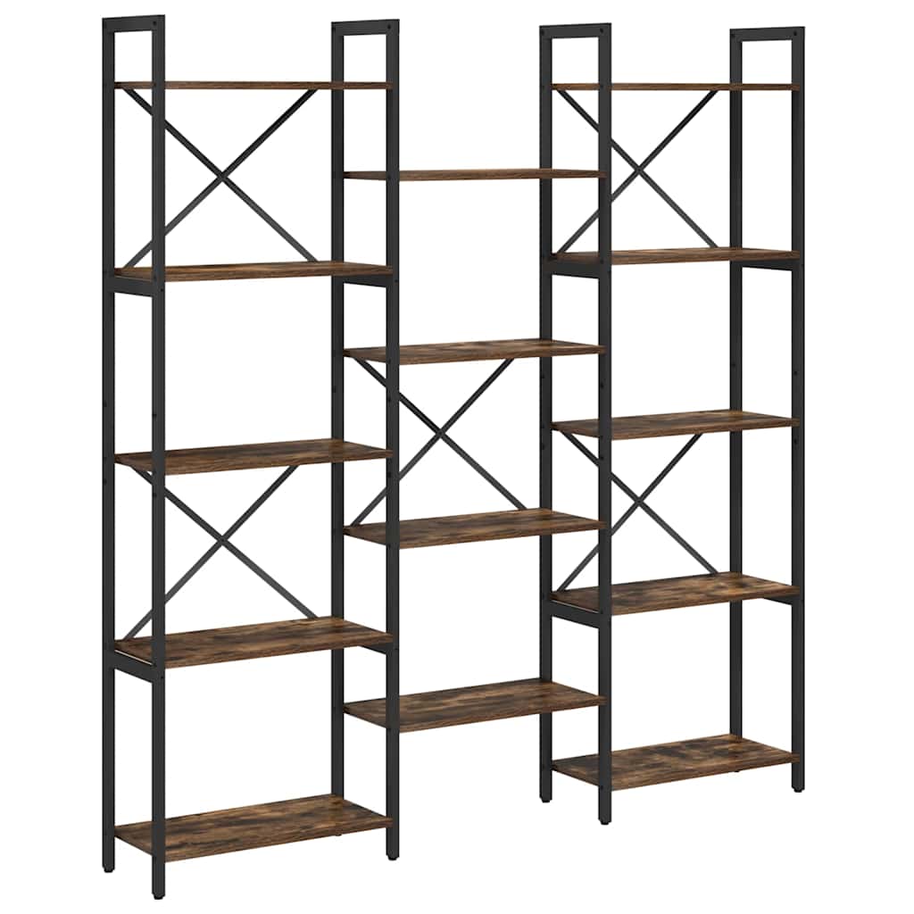 Hyllsystem Sonoma-ek 156 x 25 x 167 cm Konstruerat trä