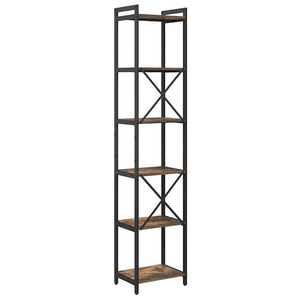 Hyllsystem Rökt ek 40 x 30 x 189,5 cm Konstruerat trä