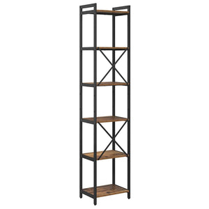 Hyllsystem Gammalt trä 40 x 30 x 189,5 cm Konstruerat trä