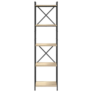 Hyllsystem Sonoma-ek 40 x 30 x 155 cm Konstruerat trä