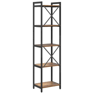 Hyllsystem Gammalt trä 40 x 30 x 155 cm Konstruerat trä