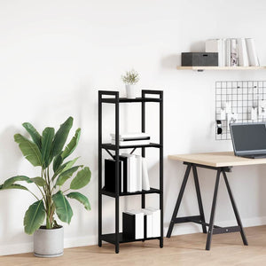 Hyllsystem Svart Ek 40 x 30 x 85 cm Konstruerat trä