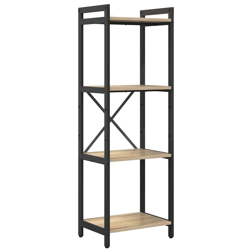 Hyllsystem 40 x 30 x 119 cm Konstruerat trä Sonoma-ek