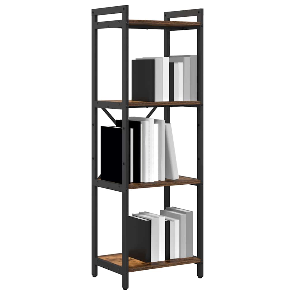 Hyllsystem Rökt ek 40 x 30 x 119 cm Konstruerat trä