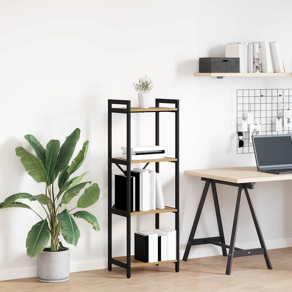 Hyllsystem 40 x 30 x 119 cm Konstruerat trä Artisan Ek