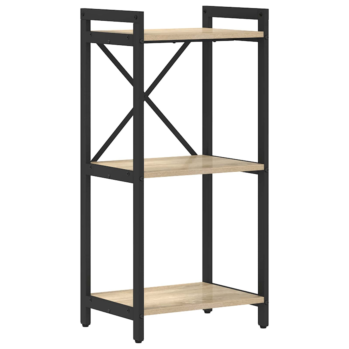 Hyllsystem 40 x 30 x 85 cm Konstruerat trä Sonoma-ek