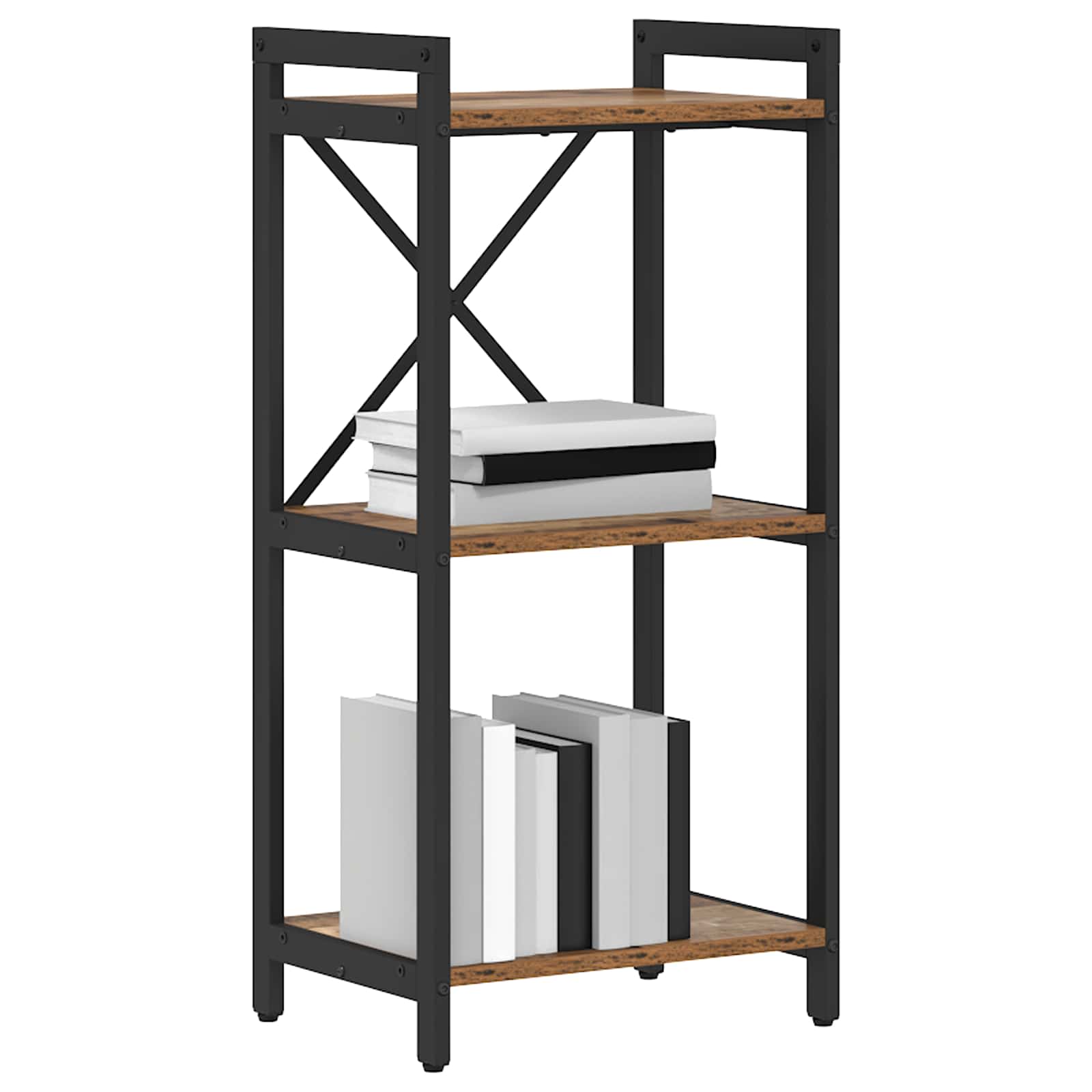 Hyllsystem Gammalt trä 40 x 30 x 85 cm Konstruerat trä