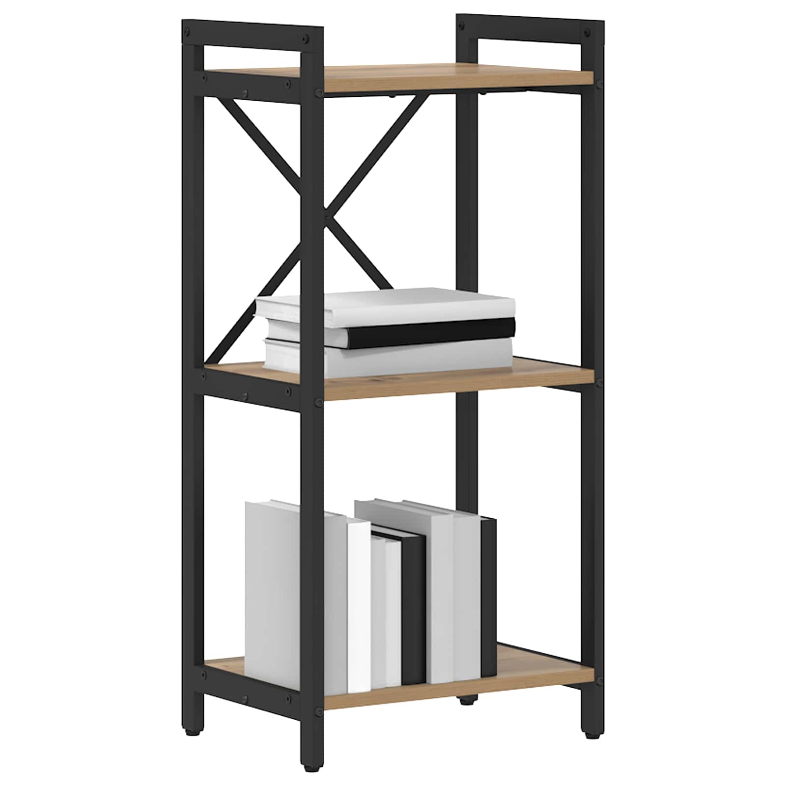 Hyllsystem 40 x 30 x 85 cm Konstruerat trä Artisan Ek