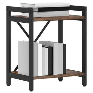 Bokhylla Rökfärgad ek 40 x 30 x 48.5 cm Konstruerat trä