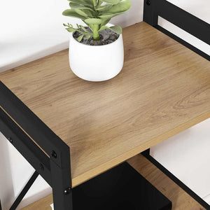 Bokhylla artisan ek 40 x 30 x 48.5 cm Konstruerat trä