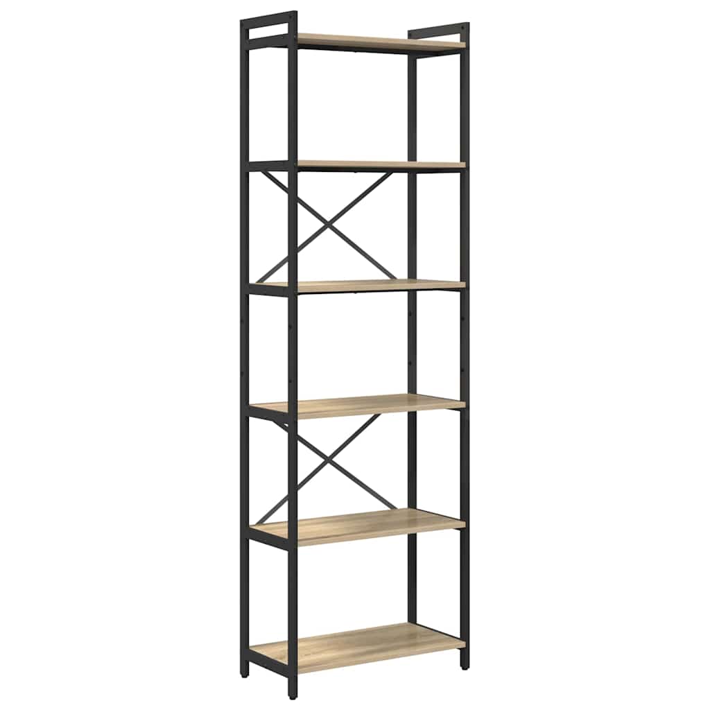 Hyllsystem Sonoma-ek 60 x 30 x 189,5 cm Konstruerat trä