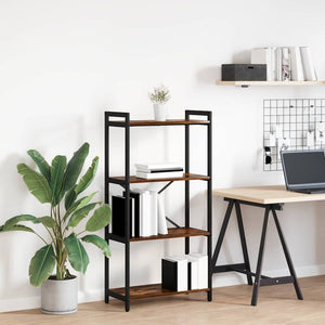 Hyllsystem Rökt ek 40 x 30 x 85 cm Konstruerat trä