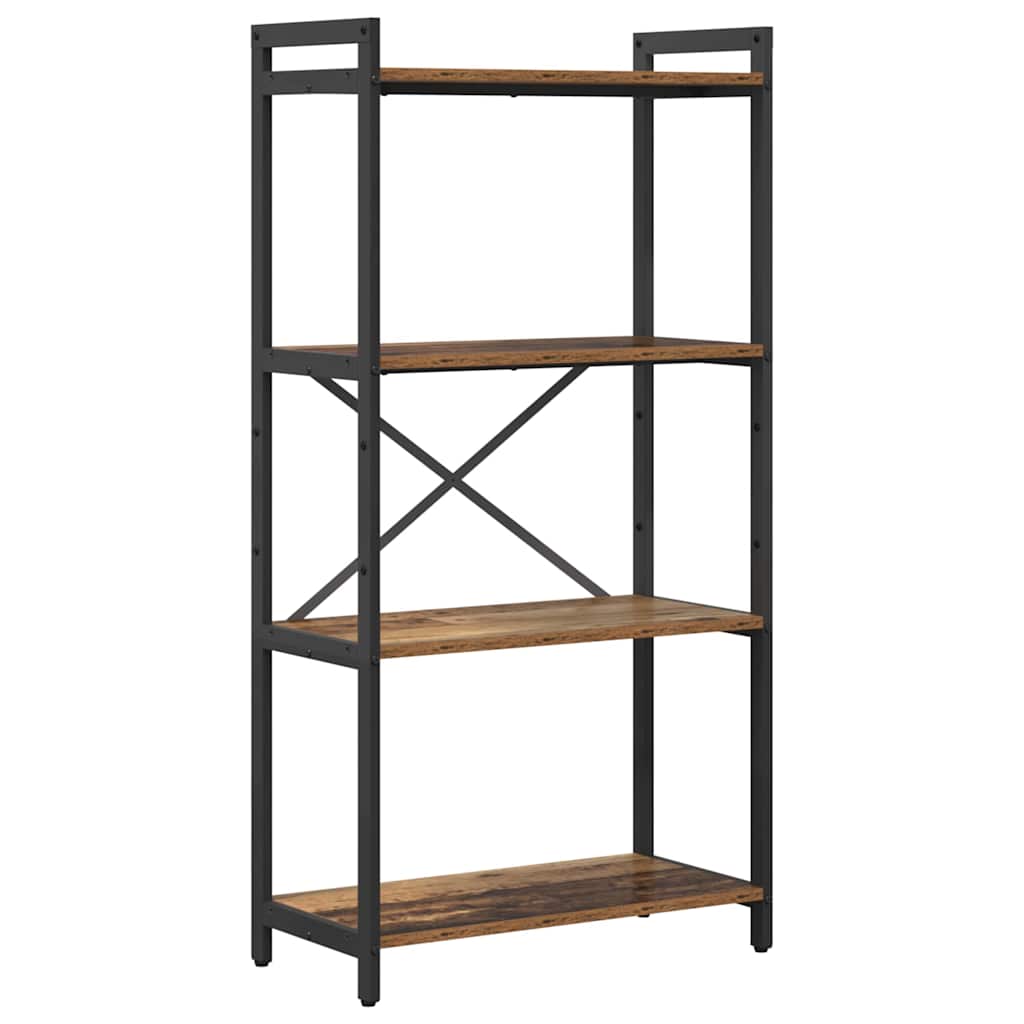 Hyllsystem Gammalt trä 60 x 30 x 120 cm Konstruerat trä