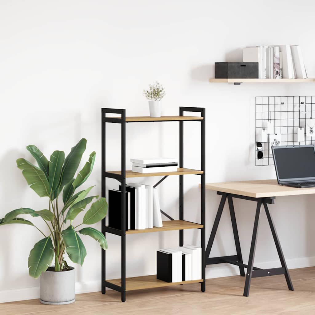 Hyllsystem 60 x 30 x 120 cm Konstruerat trä Artisan Ek