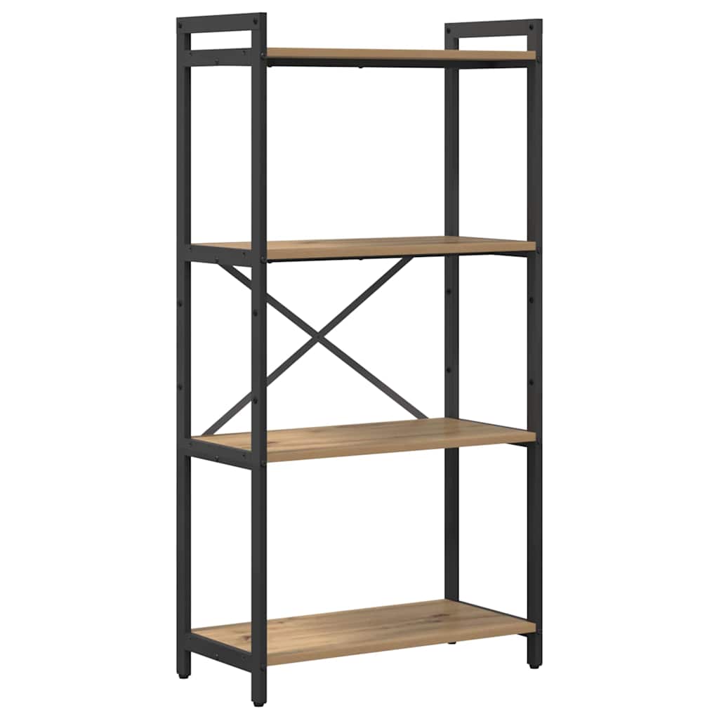Hyllsystem 60 x 30 x 120 cm Konstruerat trä Artisan Ek