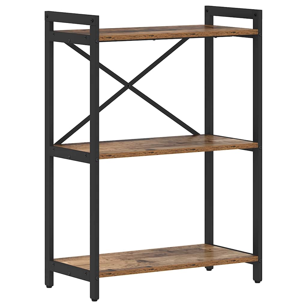 Hyllsystem Gammalt trä 60 x 30 x 85 cm Konstruerat trä