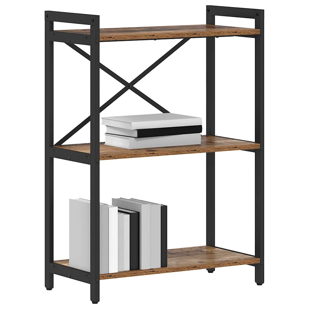 Hyllsystem Gammalt trä 60 x 30 x 85 cm Konstruerat trä