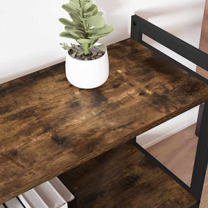 Hyllsystem Rökt ek 60 x 30 x 50 cm Konstruerat trä