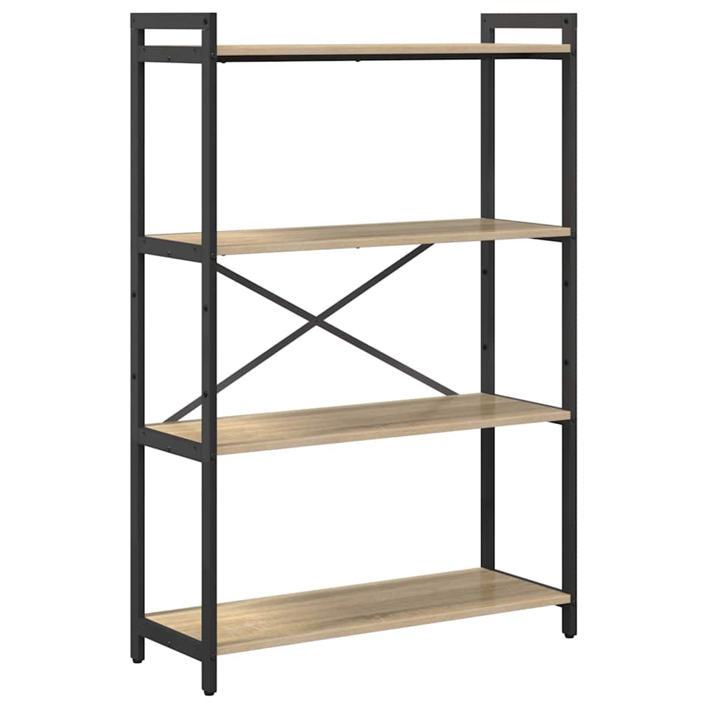 Hyllsystem Sonoma-ek 80 x 30 x 120 cm Konstruerat trä