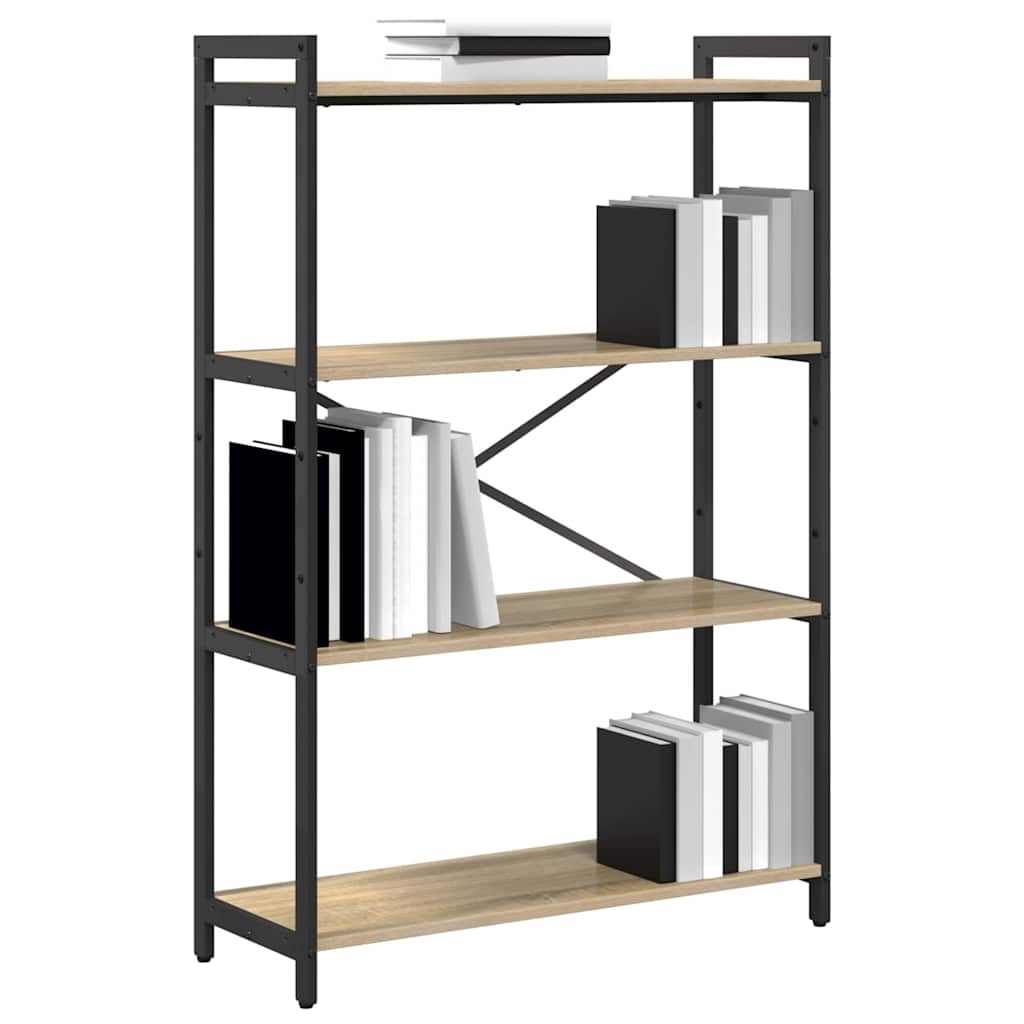 Hyllsystem Sonoma-ek 80 x 30 x 120 cm Konstruerat trä