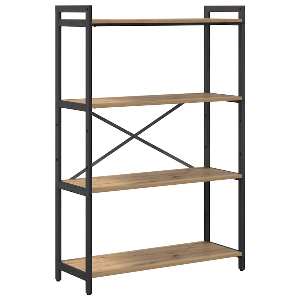 Hyllsystem 80 x 30 x 120 cm Konstruerat trä Artisan Ek