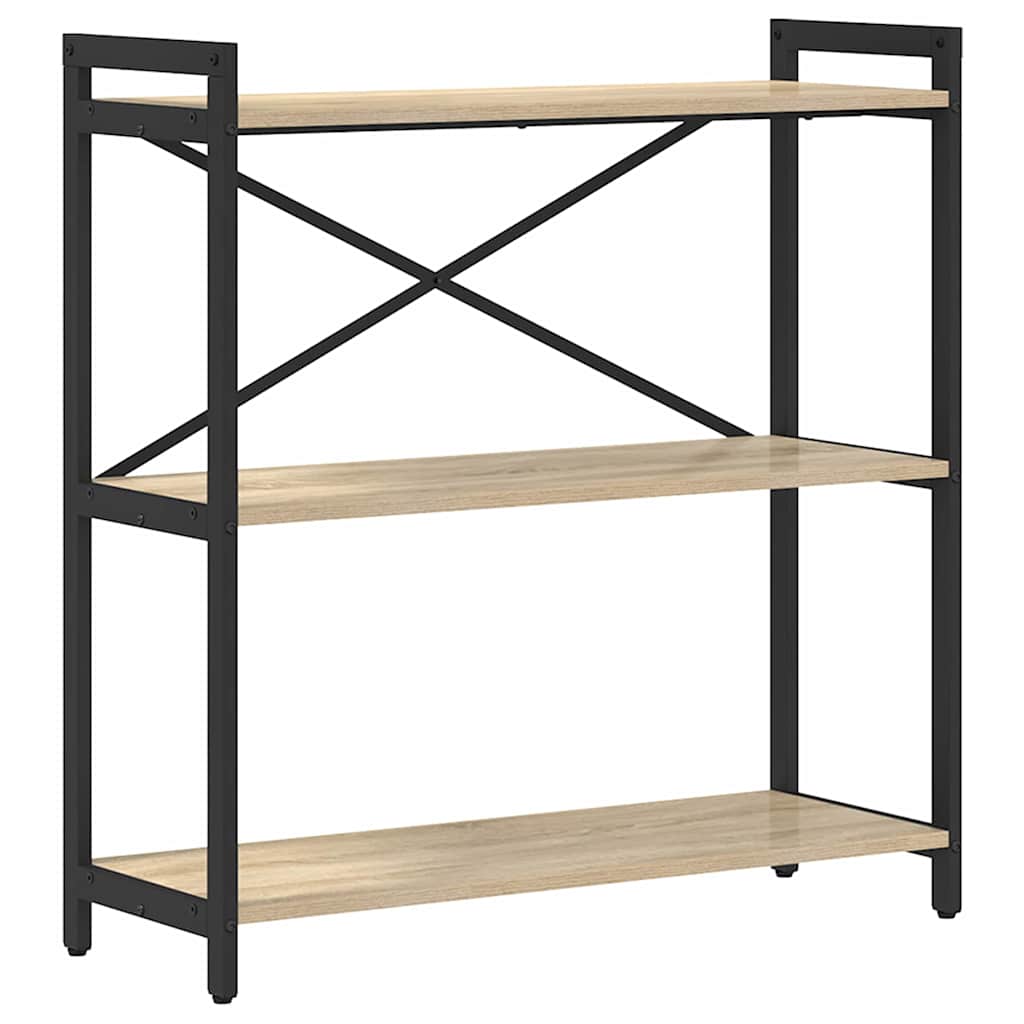 Hyllsystem Sonoma-ek 80 x 30 x 85 cm Konstruerat trä