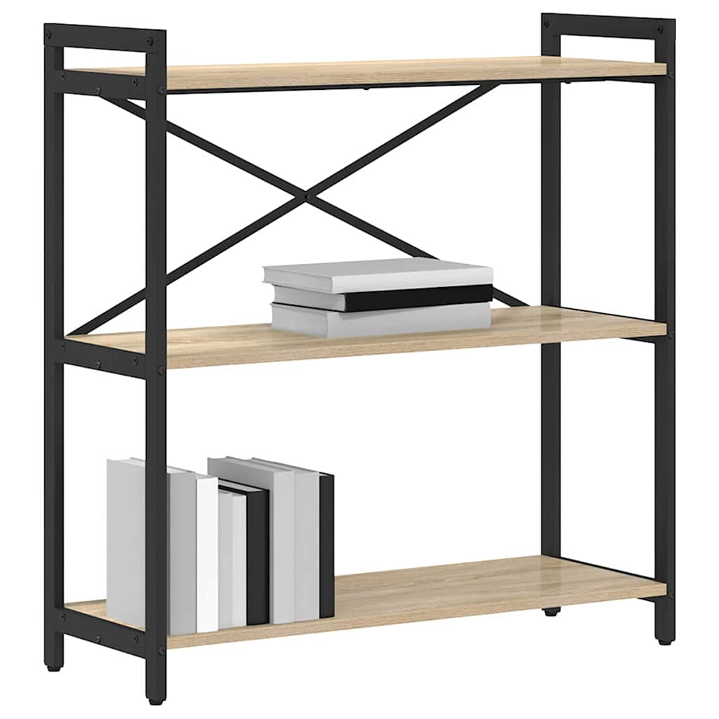 Hyllsystem Sonoma-ek 80 x 30 x 85 cm Konstruerat trä