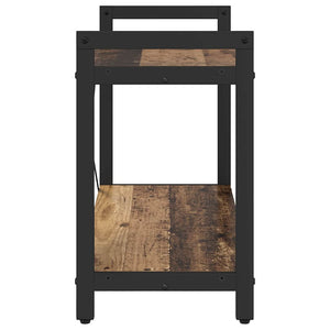 Hyllsystem Gammalt trä 40 x 30 x 85 cm Konstruerat trä