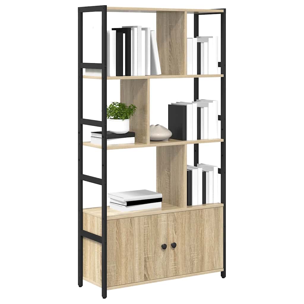 Hyllsystem Sonoma-ek 80 x 30 x 155,5 cm Konstruerat trä