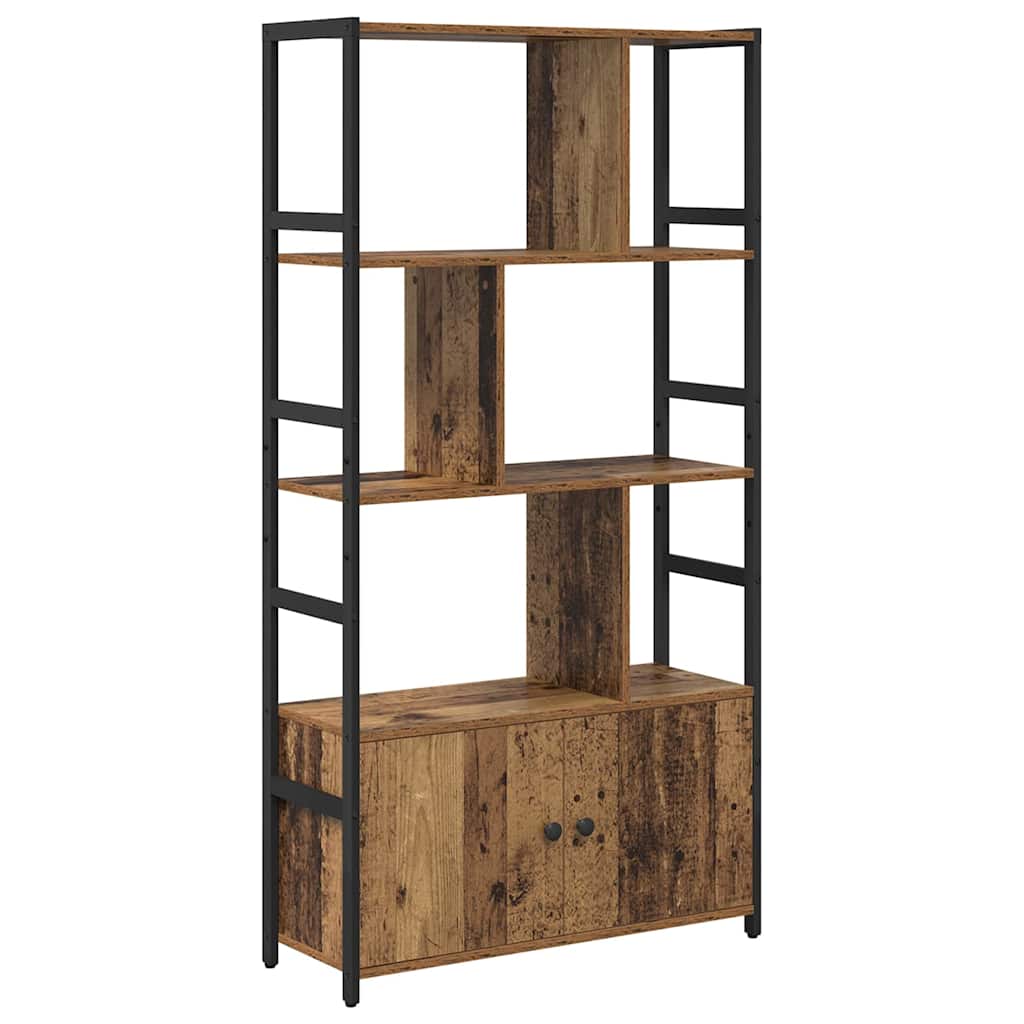 Hyllsystem Gammalt trä 80 x 30 x 155,5 cm Konstruerat trä