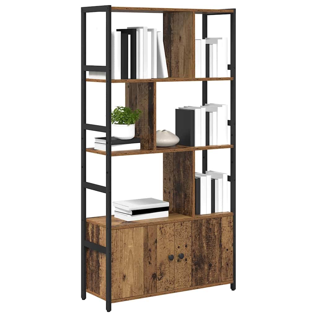 Hyllsystem Gammalt trä 80 x 30 x 155,5 cm Konstruerat trä
