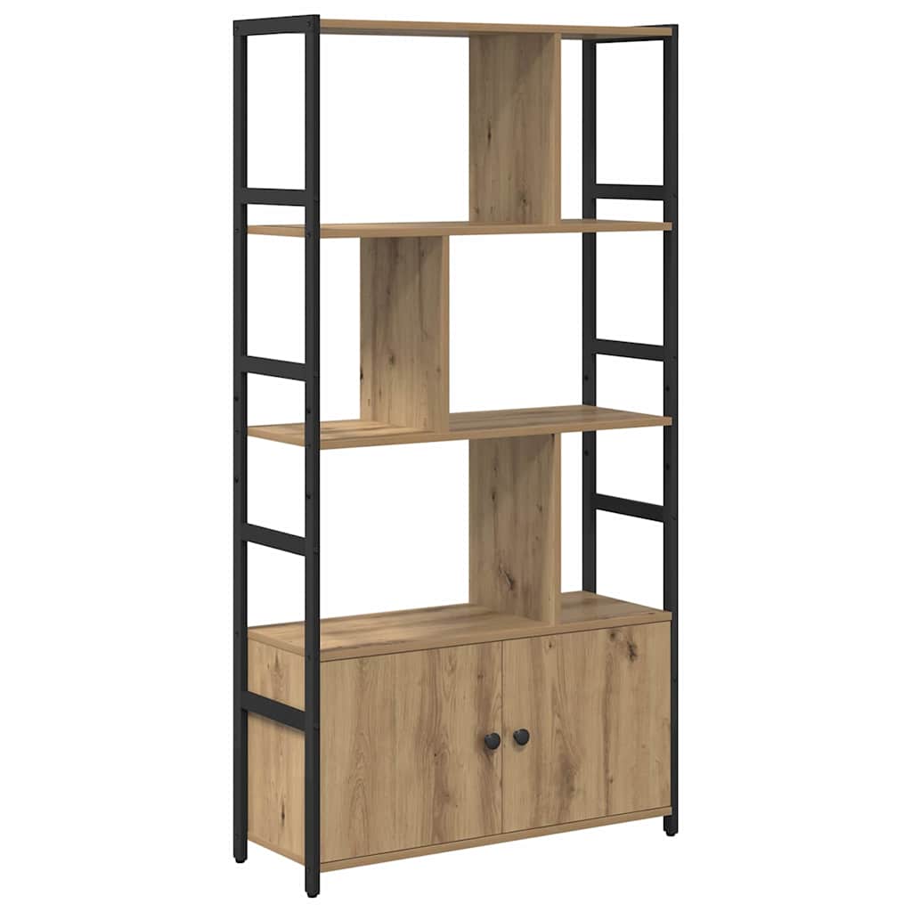 Hyllsystem 80 x 30 x 155,5 cm Konstruerat trä Artisan Ek