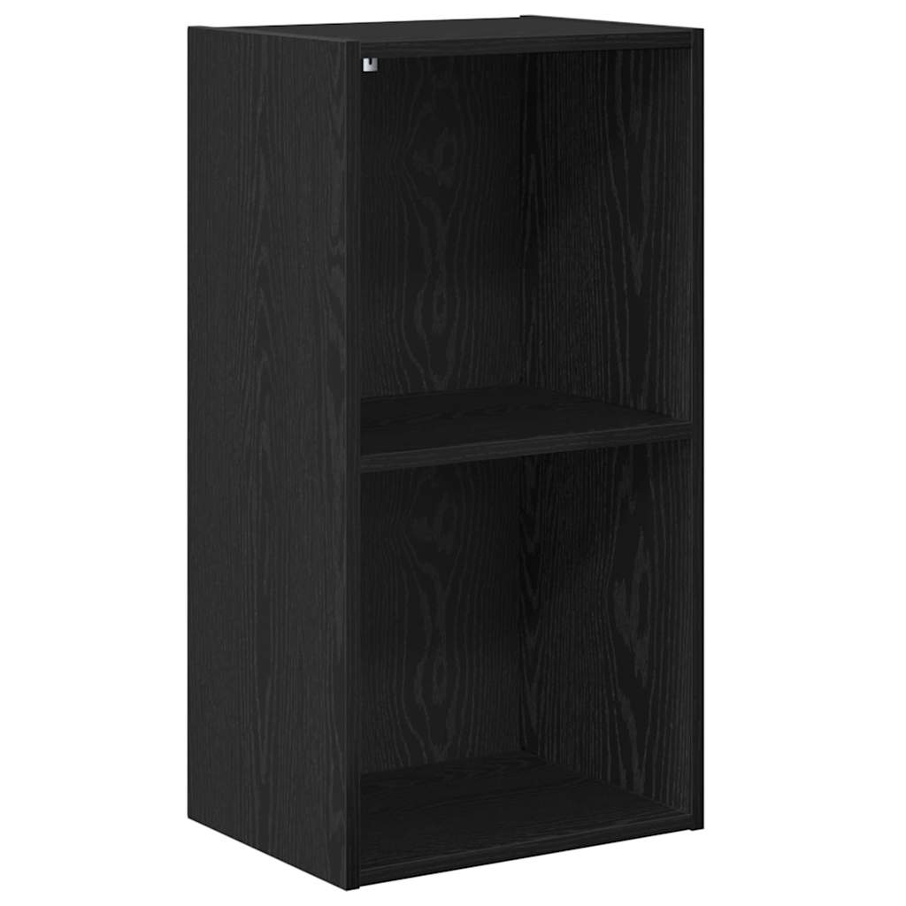 Hyllsystem Svart Ek 40 x 30 x 77 cm Konstruerat trä
