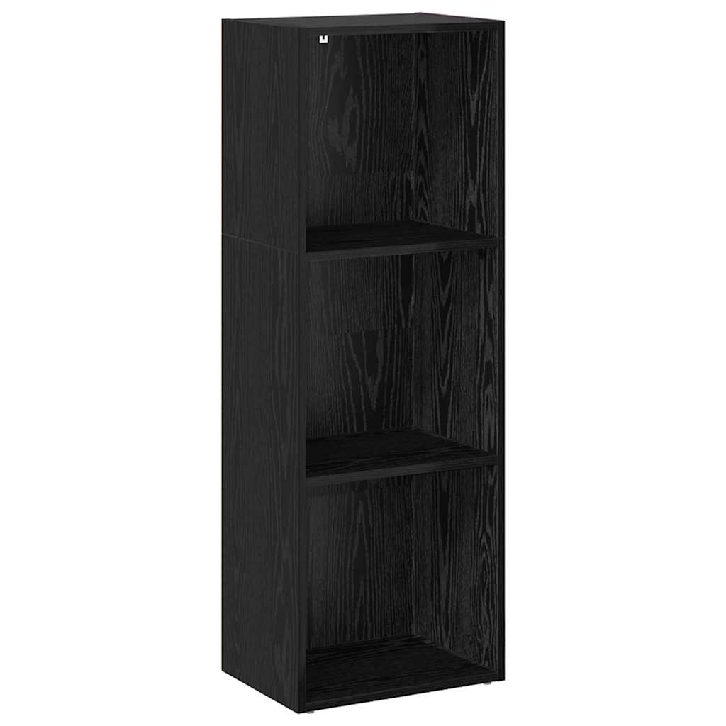 Hyllsystem Svart Ek 40 x 30 x 114 cm Konstruerat trä