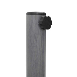 Parasollfot Mörk Grå Trälook 48 x 48 x 32 cm