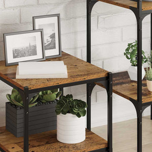 Bokhylla Bräda 4 pcs Brun 40 x 40 x 1.5 cm Konstruerat trä