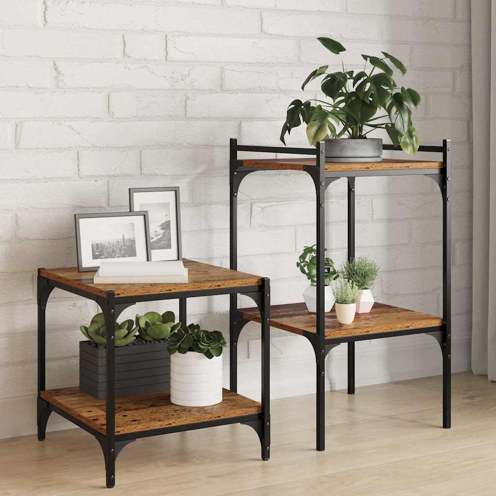 Bokhylla Bräda 4 pcs Brun 40 x 40 x 1,5 cm Konstruerat trä