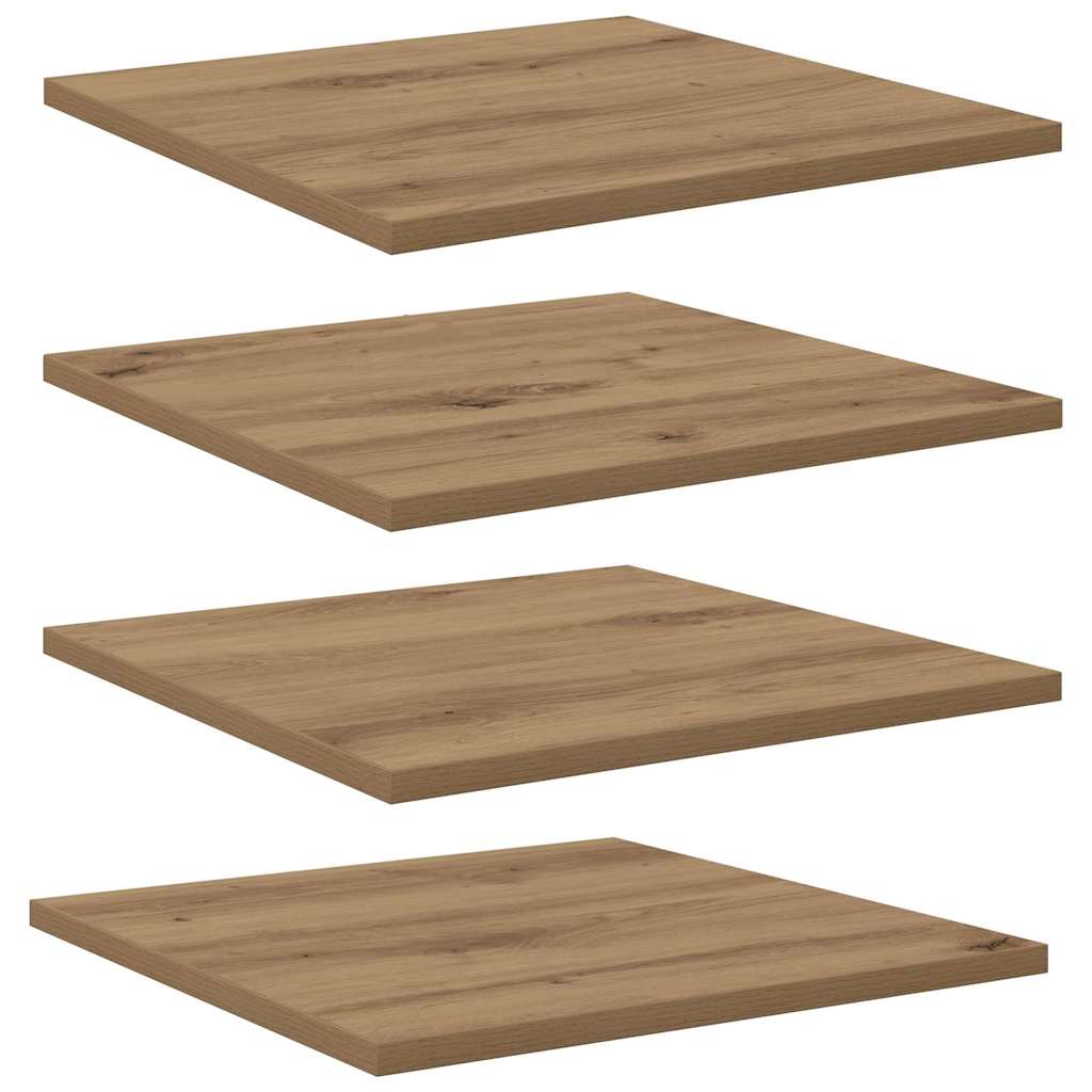 Bokhylla Bräda 3 nivåer 4 pcs 40 x 40 x 1,5 cm Konstruerat trä