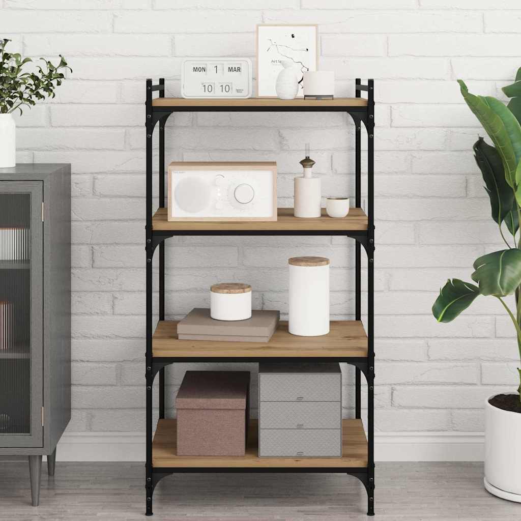 Bokhylla Bräda 4 pcs Brun 60 x 40 x 1,5 cm Konstruerat trä