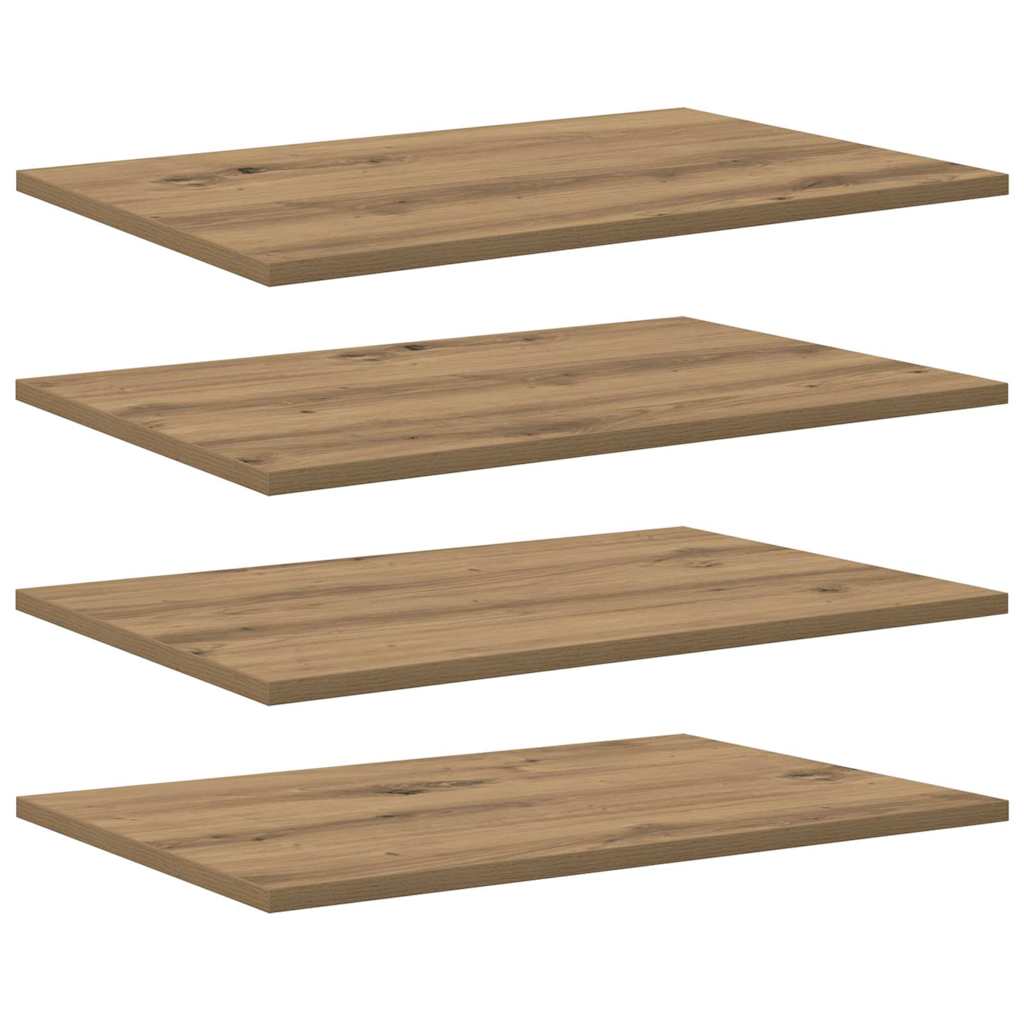 Bokhylla Bräda 4 pcs Brun 60 x 40 x 1,5 cm Konstruerat trä