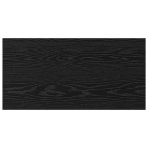 Bokhylla Bräda 4 pcs Svart 80 x 40 x 1,5 cm Konstruerat trä