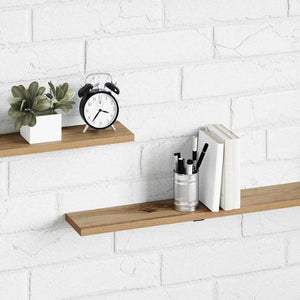 Bokhylla Bräda 4 pcs Brun 100 x 10 x 1,5 cm Konstruerat trä