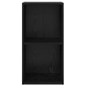 TV-bänkset Svart Ek 37 x 37 x 72 cm Konstruerat trä