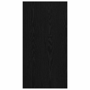 TV-bänkset Svart Ek 37 x 37 x 72 cm Konstruerat trä