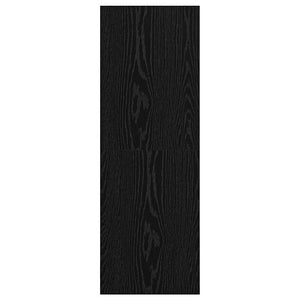 TV-bänkset Svart Ek 37 x 37 x 107 cm Konstruerat trä