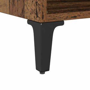 TV-bänkset Väggmonterad Brun 69,5 x 30 x 50 cm Konstruerat trä